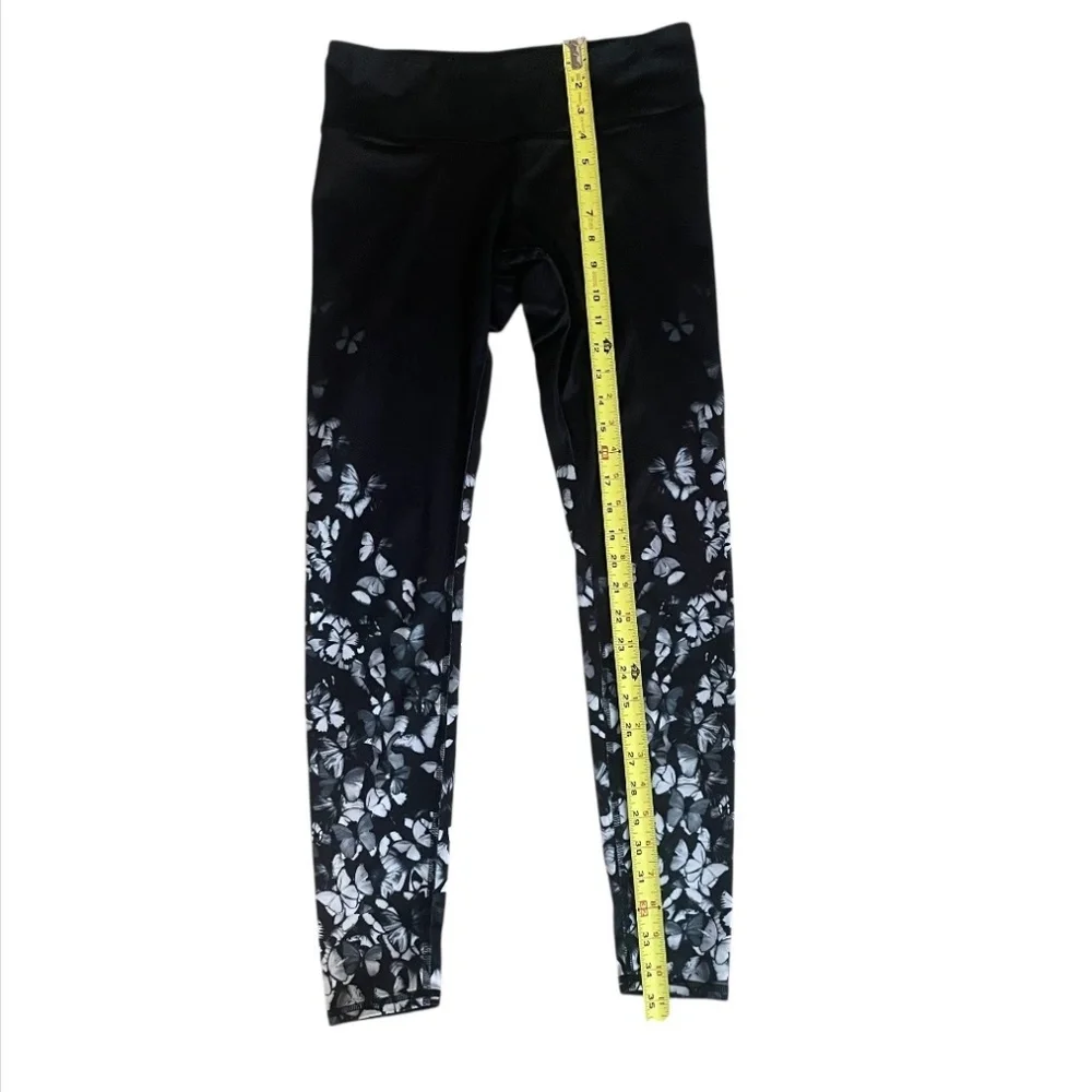 Alo Yoga Black and White  Butterfly Leggings Women’s Size S